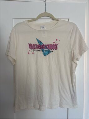 Disney Cream Logo Tag Tee